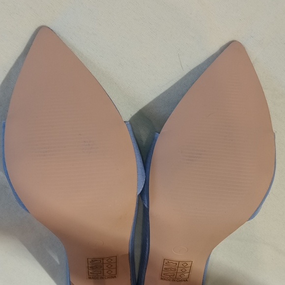 Cornflower Blue Heels - Picture 4 of 5